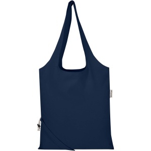 Madras Blend 140 g/m² GRS recycled foldable cotton tote bag 7L - Img 19
