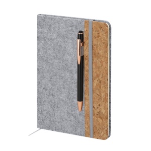 MAK Driscol - Notepad Felt RPET/ Cork Hard Cover. 80 Sheets - Img 5