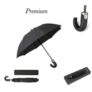MAK Navori - Material spongee pentru umbrelă 190T. Spire din fibră de sticlă 23". Deschidere și închidere automată. Rezistent la vânt. Husă spongee.