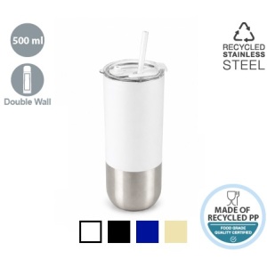 MAK Saren - Pahar izolat din oțel inoxidabil reciclat / interior din PP reciclat 480 ml