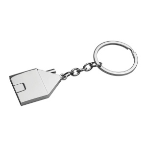 MC Metal keyring in house shape