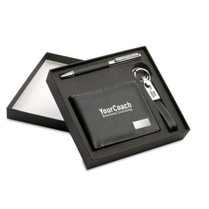 MO ELEGANCI - Ball pen key ring and wallet