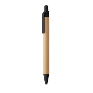 MO ITEA COLOUR - Push button ball pen in bamboo