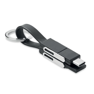 MO KEY C - Breloc cu cablu 4 în 1