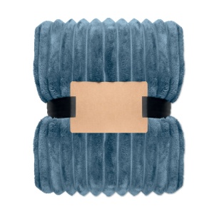 MO NIEVE RPET fleece striped blanket - Img 10