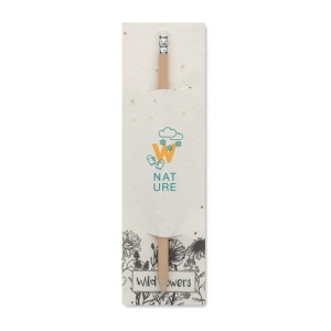 MO PENSEED - Natural pencil in seeded pouch