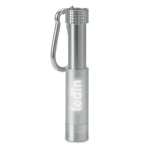 MO POP LIGHT Aluminium/ABS LED key ring