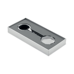 MO ROUNDWARD - Glass round award key ring - Img 3