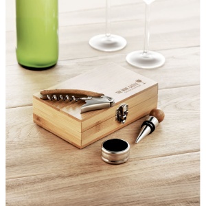 MO SONOMA - Wine set in bamboo box