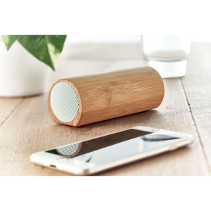 MO SPEAKBOX - Boxă wireless din bambus 2x5W - Img 5