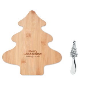 MO TREECHESSE - Cheese board set in bamboo