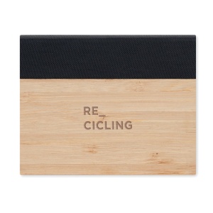 MO VISIONBAM - Bamboo sticky note memo pad