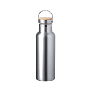 Naxel - Insulated Bottle Stainless Steel/ Bamboo 500 ml - Img 8