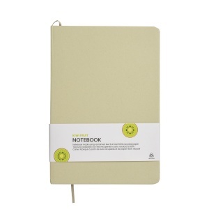 Notebook with cover made from fruit scraps and elastic closing band - Img 13