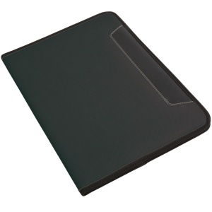 ON™ A4 pad brief folder with pocket and pen loop, ruled pad included
