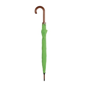 ON™ Automatic umbrella with wood shaft, ferrule and handle