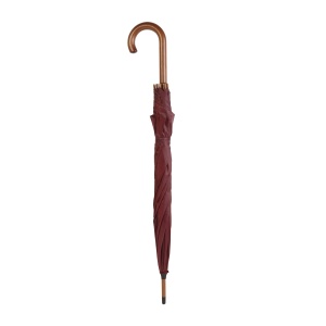 ON™ Automatic umbrella with wood shaft, ferrule and handle