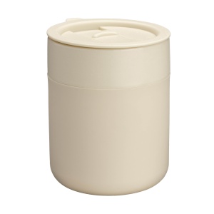 ON™ Cană ceramică 300 ml acoperită cu silicon. Capac PP detașabil cu deschidere glisantă - Img 2