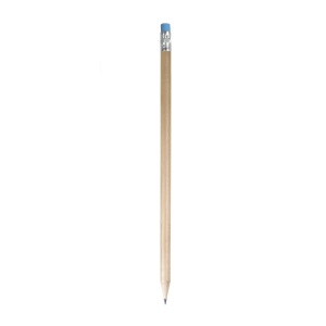 ON™ HB pencil in natural wood with graphite lead, cylindrical, with coloured lead (tempered)