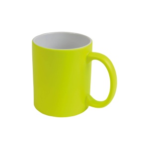 ON™ Grade A ceramic mug, FLUORESCENT colours with white interior