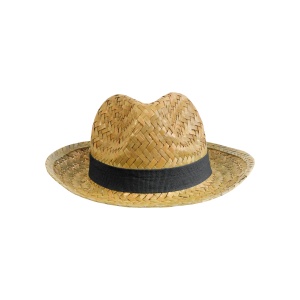ON™ Straw hat with elastic band 2,5 cm applicabile and customizable