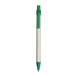 ON™ Recycled paper snap pen with coloured PLA details