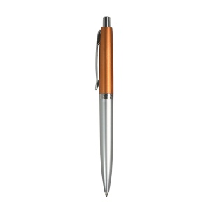 ON™ Plastic snap pen with two-tone barrel and metal clip