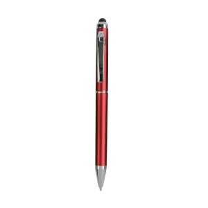 ON™ Plastic twist pen with touchscreen rubber tip