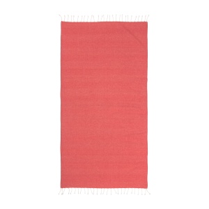 ON™ Recycled cotton fringed beach towel, size 90x170 cm