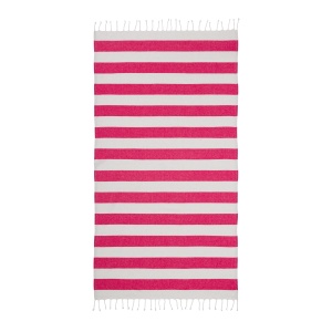 ON™ Recycled cotton fringed beach towel, size 90x170 cm