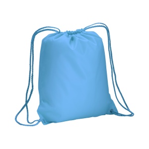 ON™ 210T polyester backpack with drawstring closure and reinforced corners