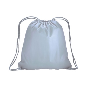 ON™ 210T polyester backpack with drawstring closure and reinforced corners