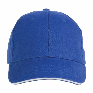 ON™ Thick cotton 6-panel cap with sandwich visor and adjustable velcro strap