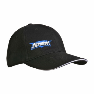ON™ Thick cotton 6-panel cap with sandwich visor and adjustable velcro strap