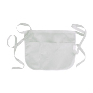 ON™ 20% cotton/80% polyester (180 g/m2) bartender apron with 3 front pockets, 49 x 34 cm