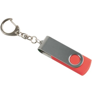 ON™ Rotatable, 4 GB, rubberised ABS/metal pen drive. Upload on request with delivery in 2 week