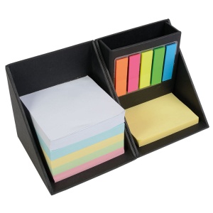 ON™ Sticky note holder and cubic cardboard penholder