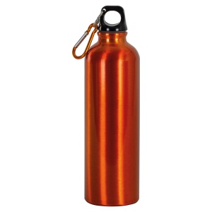 ON™ Aluminum bottle with carabiner. 750ml, no box