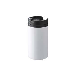 ON™ Sublimating metal mug with plastic inner wall, lid and handle