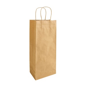 ON 100% recycled paper 100 gr/m2, shopping bag with guesset