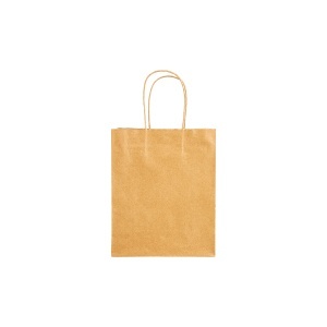 ON 100% recycled paper 100 gr/m2, shopping bag with guesset - Img 2