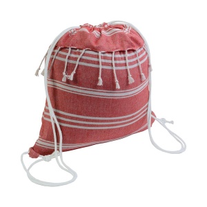 ON 180 g/m2 cotton fouta backpack with drawstring closure - Img 5