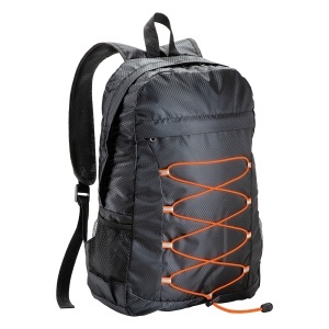 ON 210D RIPSTOP polyester retractable backpack with 4 pockets whome two mesh side pockets - Img 5
