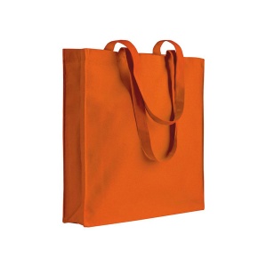 ON 280 g/m2 canvas shopping bag, long handles and gusset