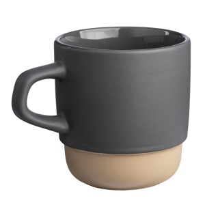 ON 320 ml ceramic mug. Stackable. With matte exterior and glossy interior - Img 2