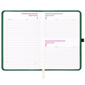 ON Daily planner 2027, thermo-varnished PU hard cover with stitching around the perimeter - Img 11