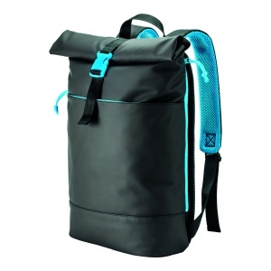 ON DEMI URBAN Rucsac pentru laptop din PU moale, rezistent la apă, compartiment pentru notebook