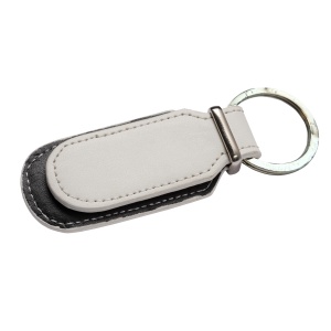 ON Double PU keychain with large customizable space - LIGHTLY STAINED - Img 4