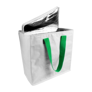 ON Geantă frigorifică din PP laminat 120 g/m2, mânere colorate, închidere cu fermoar - Img 13