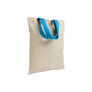 ON Geantă mini de cumpărături din bumbac natural 135 g/m2 cu mânere scurte colorate